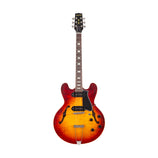 Custom Shop Core Collection H-530 Electric Guitar with Case, Dark Cherry Sunburst