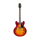 Custom Shop Core Collection H-535 Electric Guitar with Case, Dark Cherry Sunburst