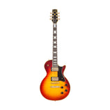 Custom Shop Core Collection H-157 Maple Top Electric Guitar with Case, Dark Cherry Sunburst, Artisan Aged