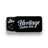 Celluloid Black Vintage Guitar Pick, Heavy, 12-Pick Tin