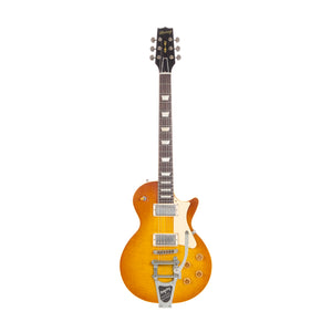 Custom Shop Core Collection H-150 Plain Top Electric Guitar with Case, Dirty Lemon Burst, Artisan Aged