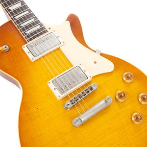 Custom Shop Core Collection H-150 Plain Top Electric Guitar with Case, Dirty Lemon Burst, Artisan Aged