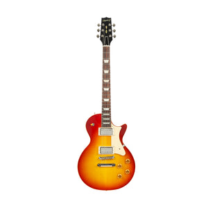 Custom Shop Core Collection H-150 Plain Top Electric Guitar with Case, Dark Cherry Sunburst