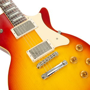 Custom Shop Core Collection H-150 Plain Top Electric Guitar with Case, Dark Cherry Sunburst