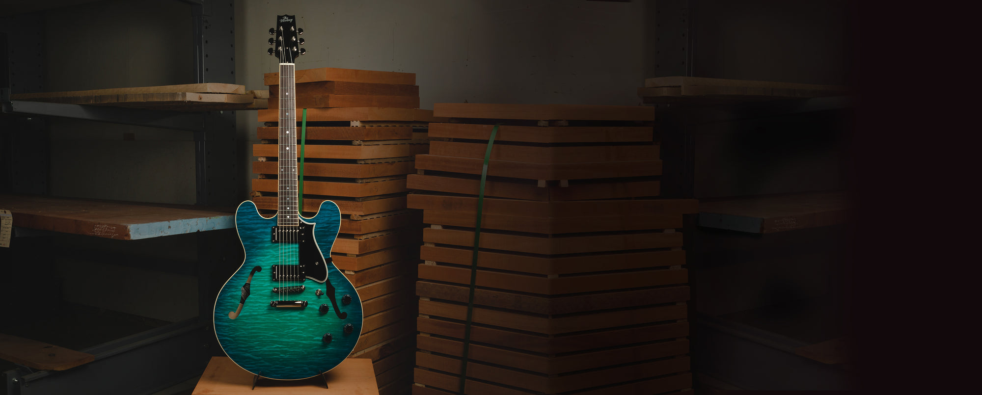 A Heritage custom guitar
