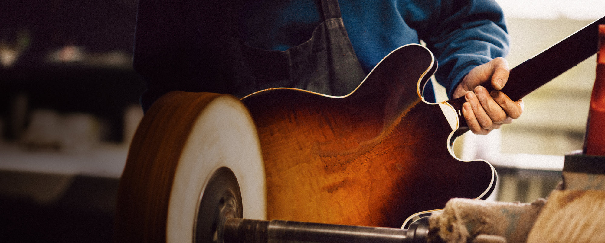 Guitar-making in the process