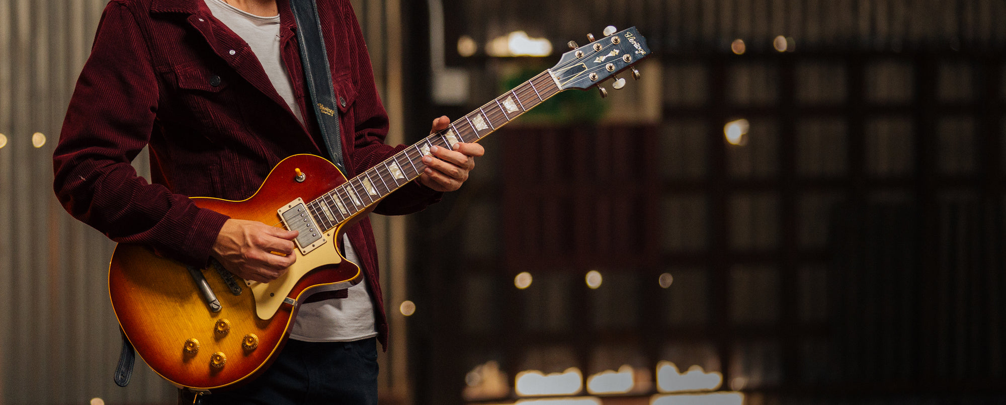 HERITAGE CUSTOM SHOP CORE COLLECTION H-150 PLAIN TOP ARTISAN AGED