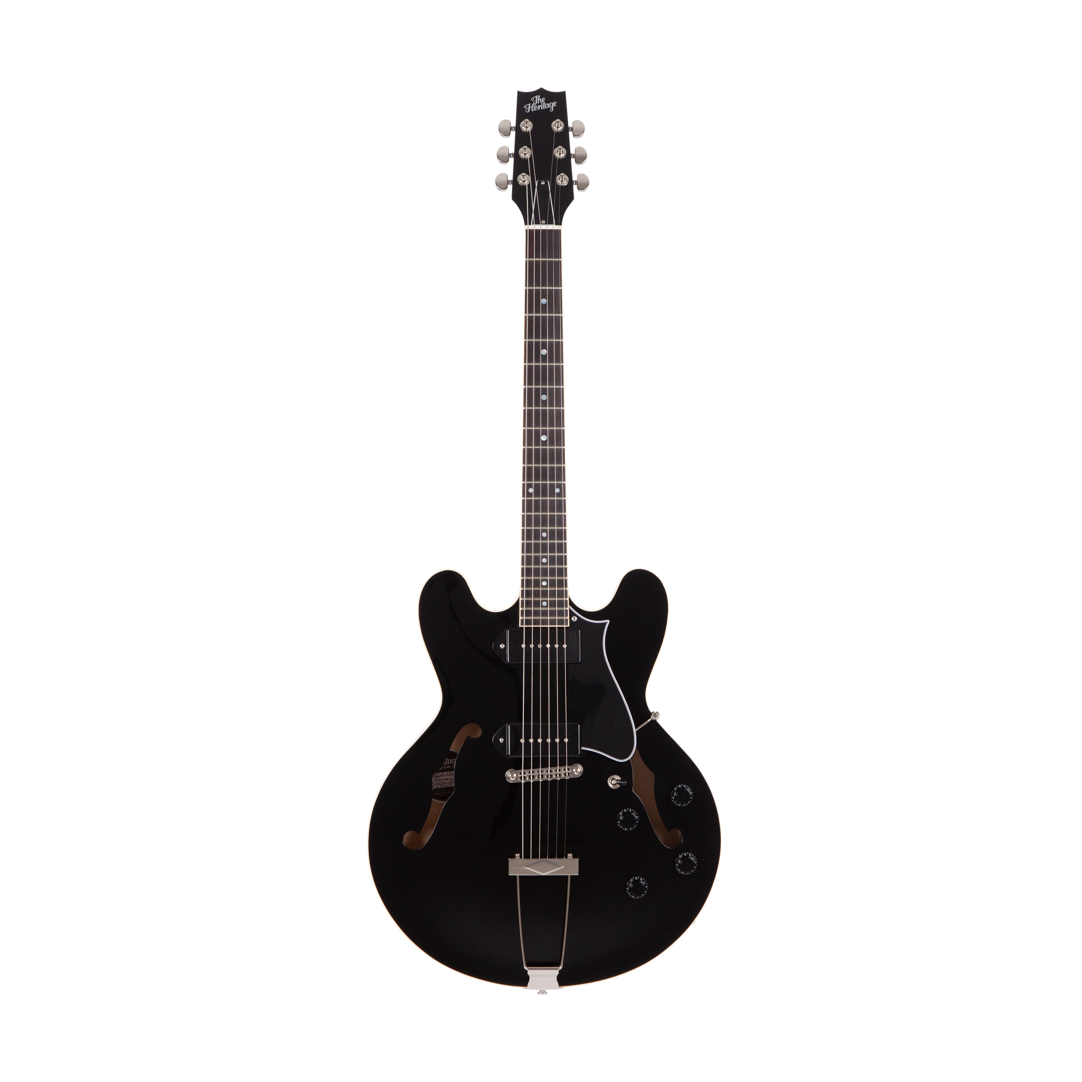 Standard Collection H-530 Electric Guitar with Case, Ebony – Heritage  Guitars