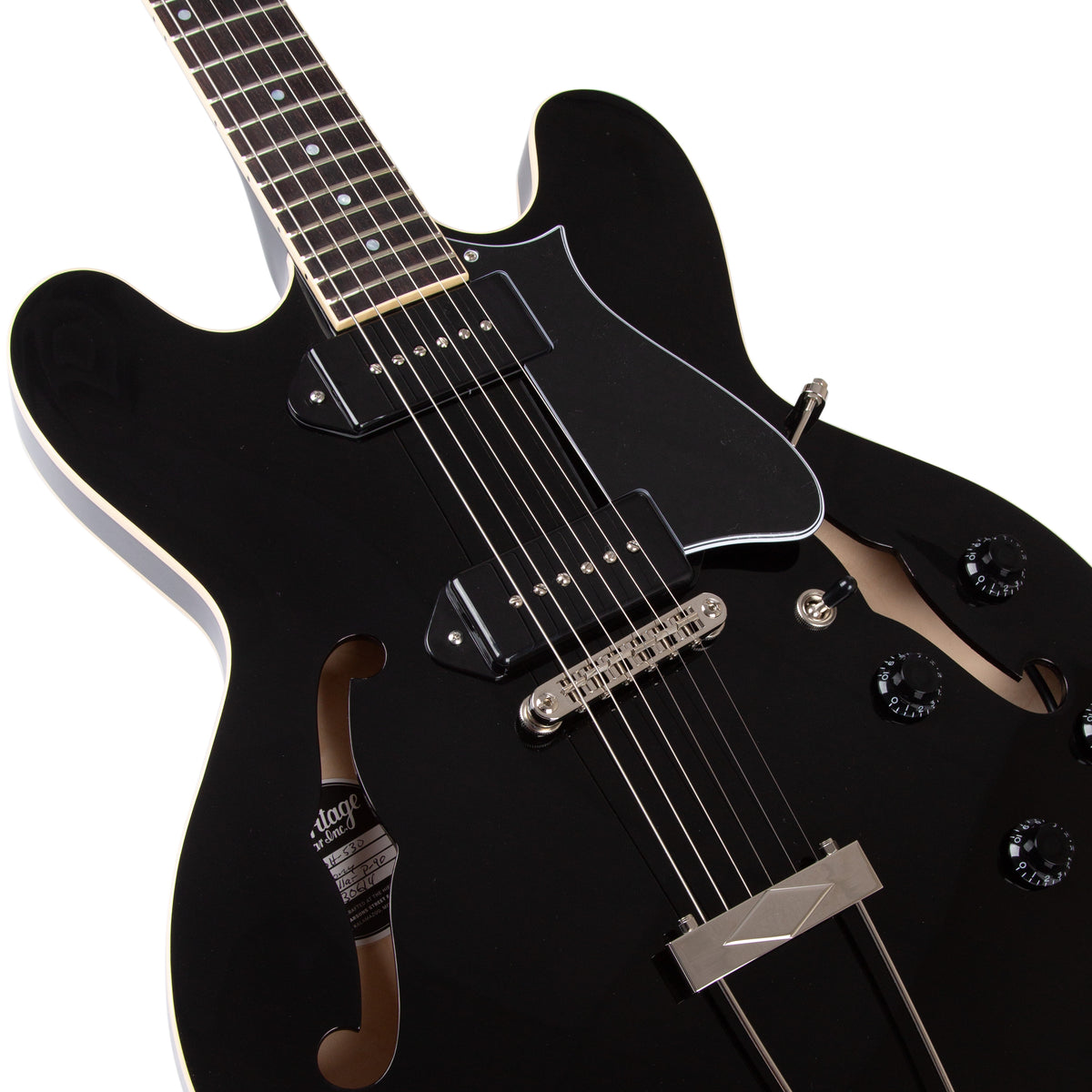 Standard Collection H-530 Electric Guitar with Case, Ebony