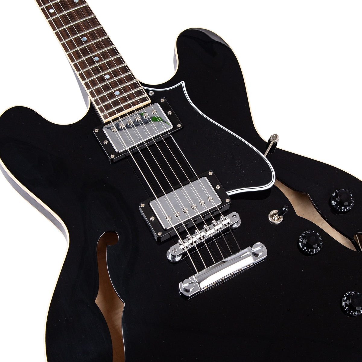 Standard II Collection H-535 Electric Guitar with Case, Ebony