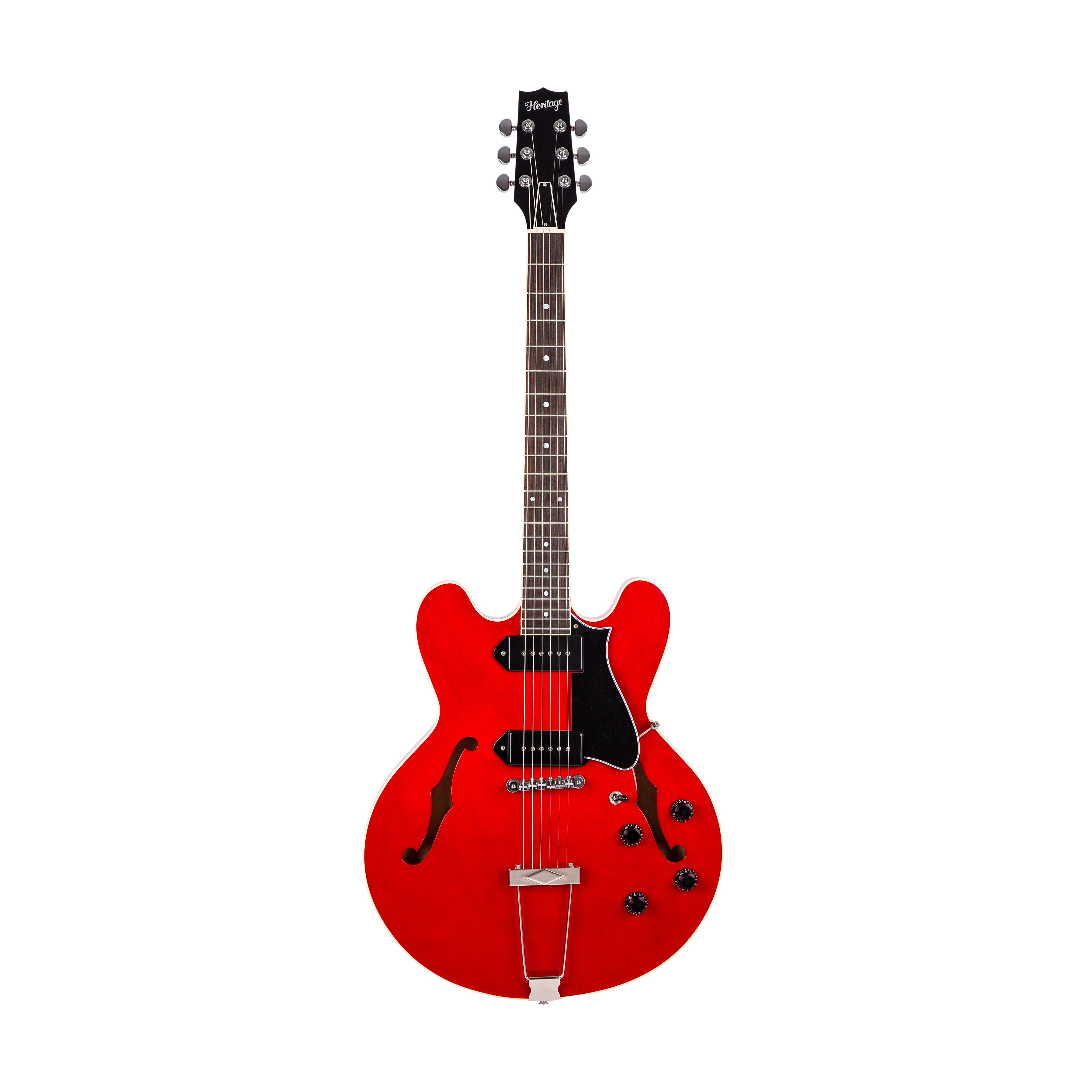 【7/4迄値下げ】Heritage H-530 TCH Cherry Standard II Collection H-530 Electric Guitar with Case, Trans