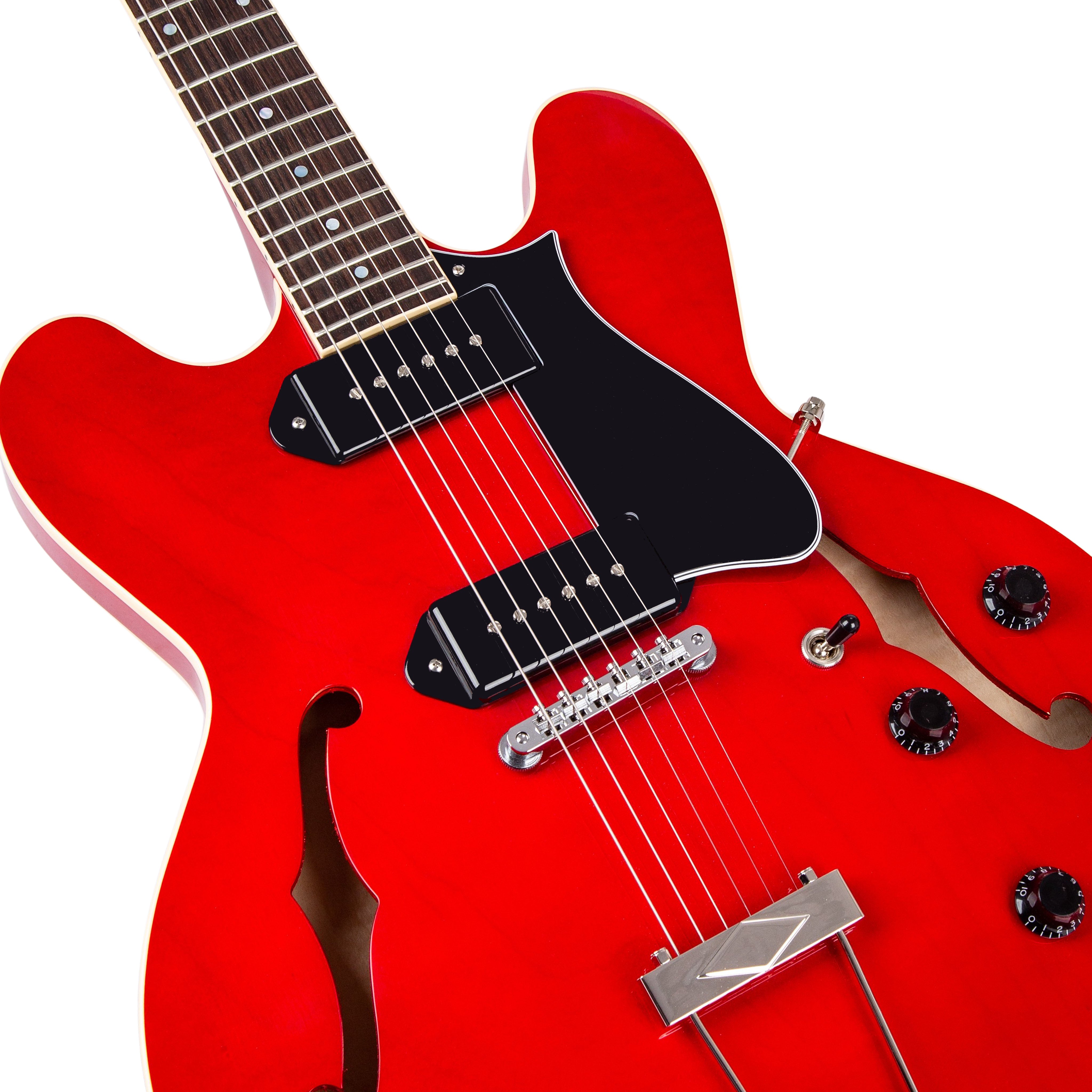 Standard II Collection H-530 Electric Guitar with Case, Trans