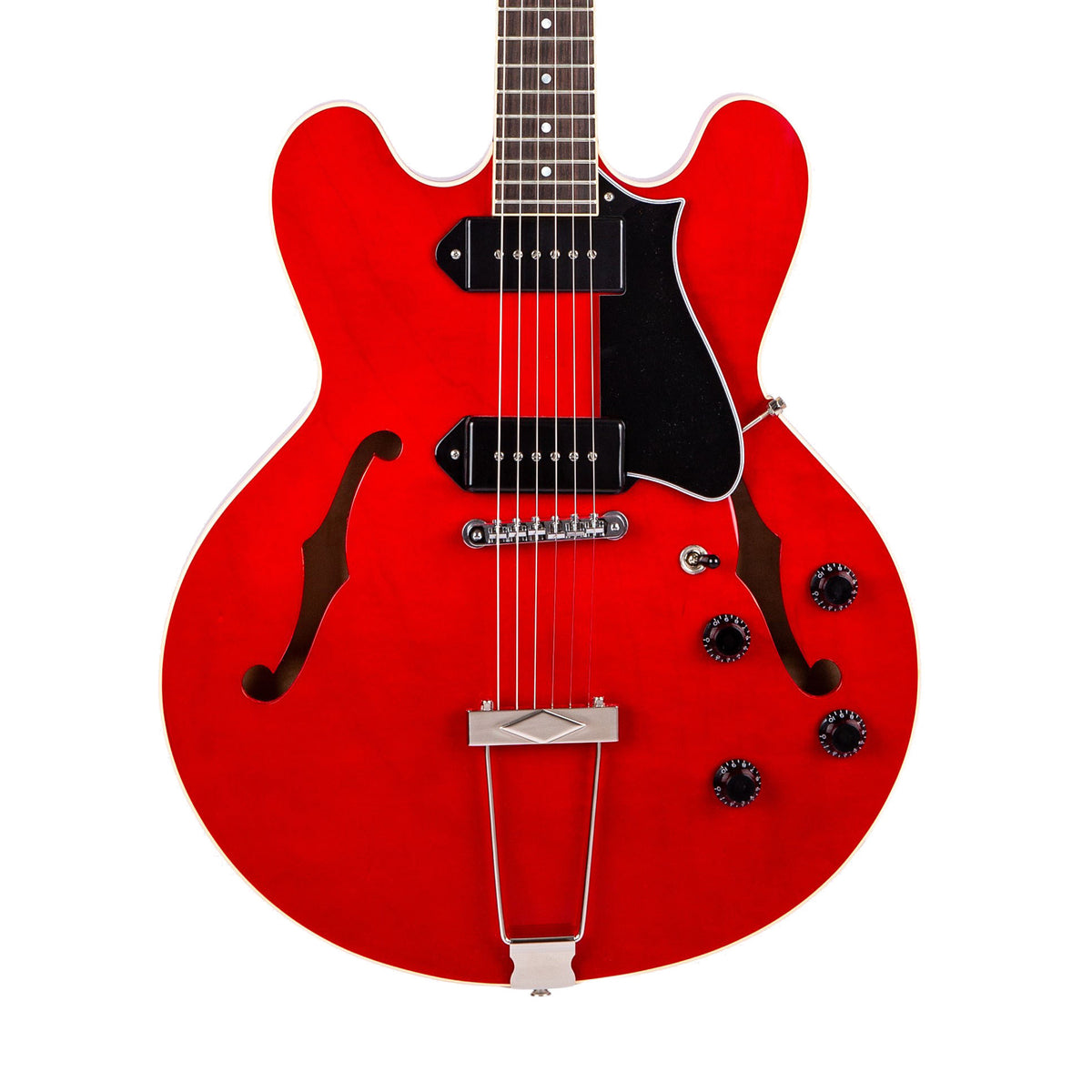 【7/4迄値下げ】Heritage H-530 TCH Cherry Standard II Collection H-530 Electric Guitar with Case, Trans
