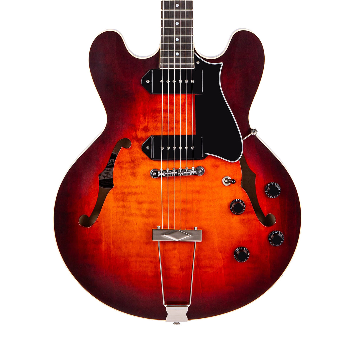 Standard II Collection H-530 Electric Guitar with Case, Chestnut