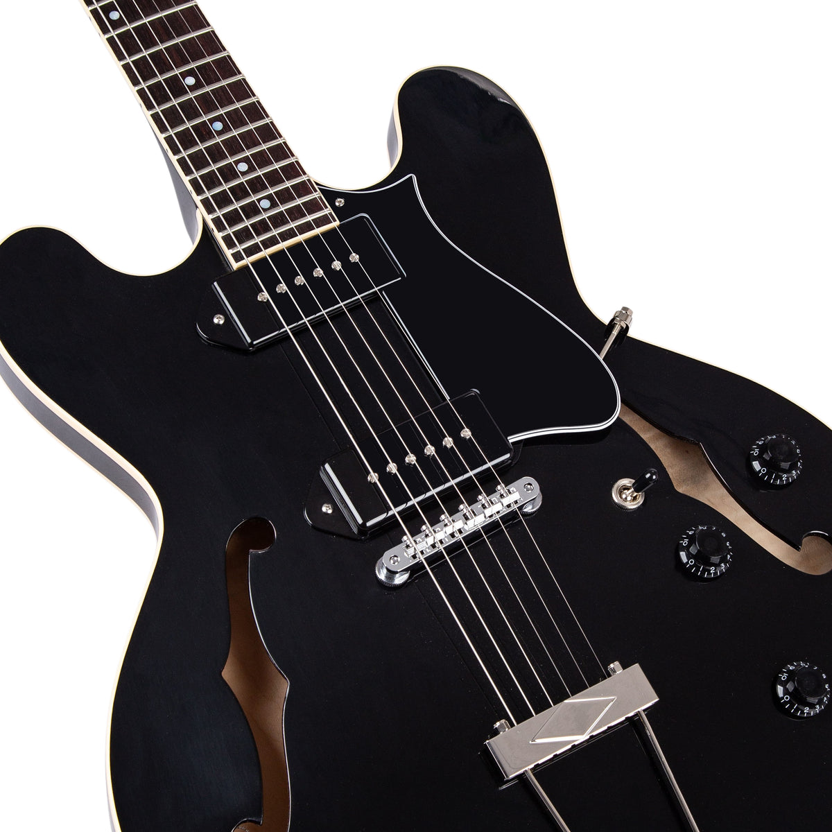 Standard II Collection H-530 Electric Guitar with Case, Ebony