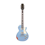 Custom Shop Core Collection H-150 Electric Guitar, Sky Blue over Dark Cherry Sunburst, Artisan Aged