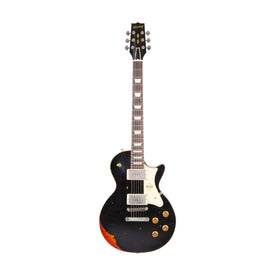 Custom Shop Core Collection H-150 Electric Guitar, Ebony over Dark Cherry Sunburst, Artisan Aged