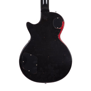 Custom Shop Core Collection H-150 Electric Guitar, Ebony over Dark Cherry Sunburst, Artisan Aged