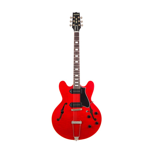Custom Shop Core Collection H-530 Electric Guitar with Case, Trans Cherry, Artisan Aged