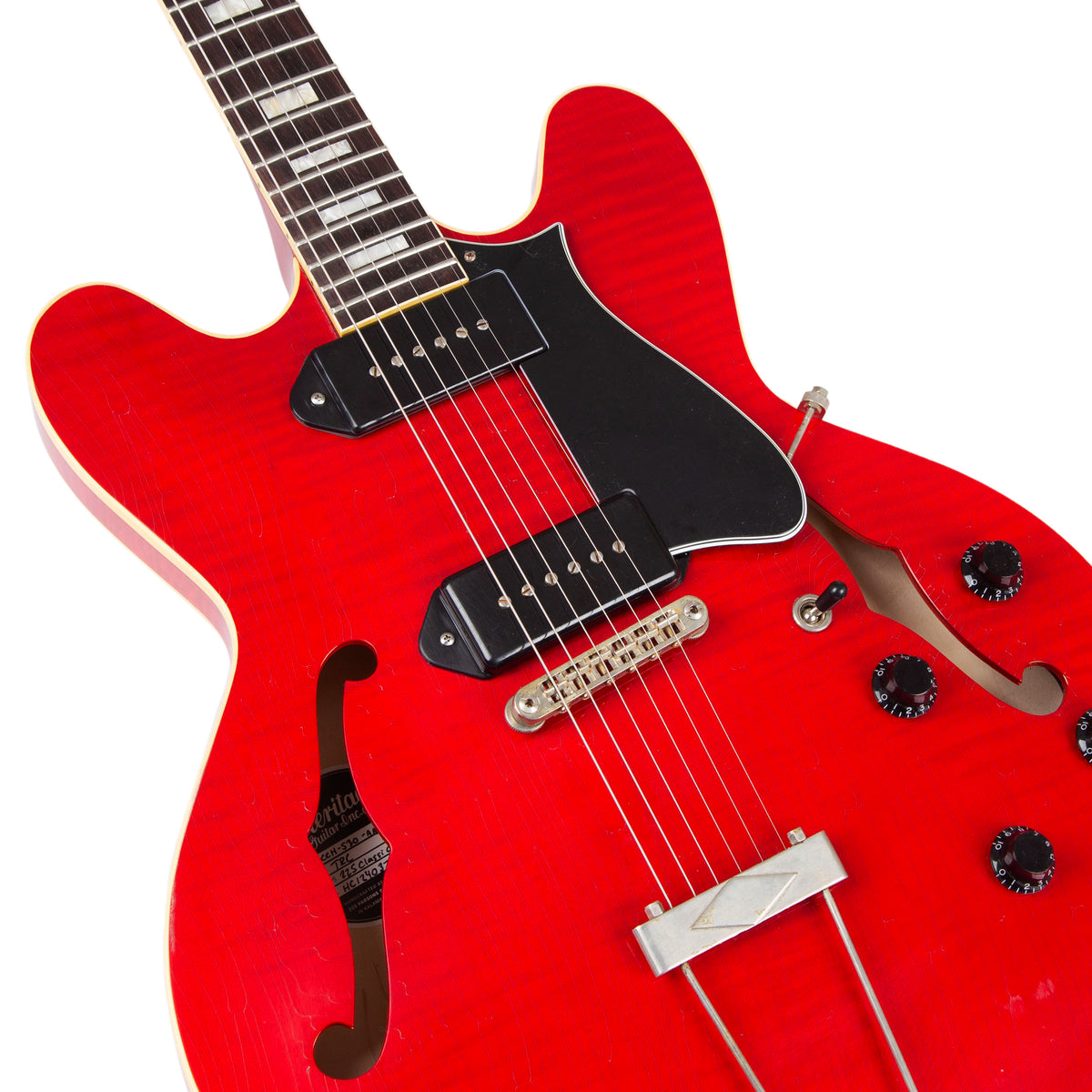 Custom Shop Core Collection H-530 Electric Guitar with Case, Trans