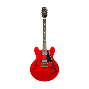 Custom Shop Core Collection H-535 Electric Guitar with Case, Trans Cherry, Artisan Aged