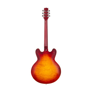 Custom Shop Core Collection H-535 Electric Guitar with Case, Dark Cherry Sunburst