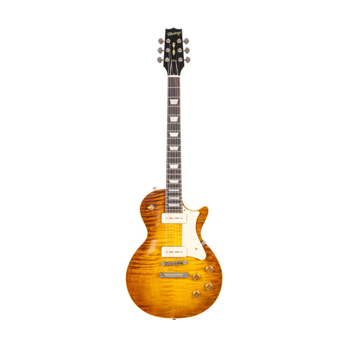 Custom Shop Core Collection H-150 P90 Electric Guitar with Case, Dirty Lemon Burst, Artisan Aged