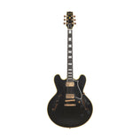 Custom Shop Core Collection H-555 Electric Guitar, Ebony, Artisan Aged