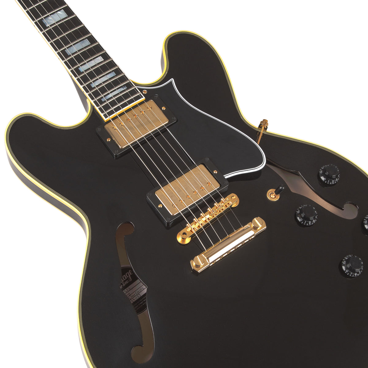 Custom Shop Core Collection H-555 Electric Guitar, Ebony