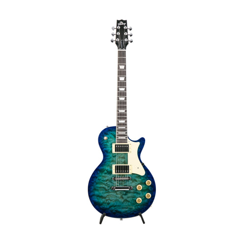 Ascent+ Collection H-150 Electric Guitar, Lake Blue Burst