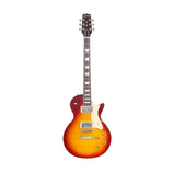 Custom Shop Core Collection H-150 Plain Top Electric Guitar with Case, Dark Cherry Sunburst, Artisan Aged